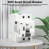 FI Circuit Breaker 63A 30MA 2-Pin Automatic Circuit Breaker WiFi