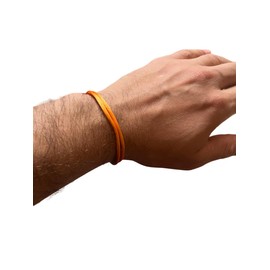 Original Kabbalah Orange String Evil eye Bracelet Adjustable Cord, Protection against Evil Eye - Misfortune,eye black orange bracelet string for Mens/Womens Unisex good luck gift (ORANGE)