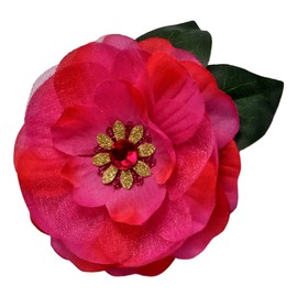 Island Princess Tropical Flower Hot Pink Hair Clip