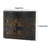 Outdoor Wall Light Solar Powered Wall Mounted Plastic and Iron