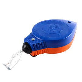 Ieron 2 Sets Chalk Line Reel Set 30m Heavy Duty Chalk Line with 30ml Blue Powder Fast Rewind Builder’s Chalk String for Straight Line Marking