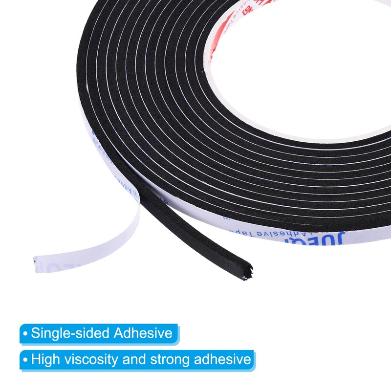 PATIKIL 5M Sealing Foam Tape 6mm Wide 3mm Thick Single