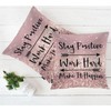 Swono Quote Set of 2 Square 18x18 Inch Throw Pillow
