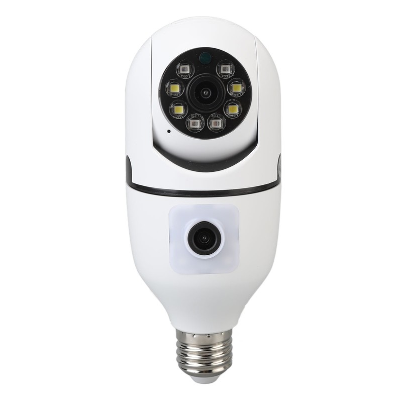 360 Degree Light Bulb Camera 1920 X 2160 Auto Tracking