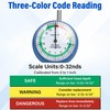 Tire Tread Depth Gauge, Zinc Alloy Dial Type Tire Tread