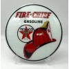 TEXACO FIRE CHIEF 13.5" GLASS FACE for GAS PUMP GLOBE