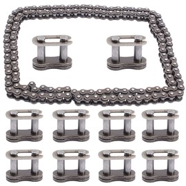 LIYYDS 25H Heavy Duty Drive 138 Chain Repair Master Connector Split Link Compatible with 43cc 47cc 49cc 2-Stroke Atv Quad Pit Dirt Super Pocket Mini Bike Lifan Kazuma SUNL
