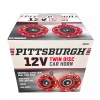 Dual PITTSBURGH 12V Twin-Disc Horn.Dual Tone Horn. 108db