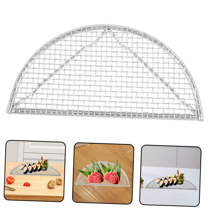 Abaodam Stainless Steel BBQ Mesh Grill Net Durable Grill Mat
