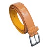 Men's Leather Lined Trouser Belt, 1" Wide, Great for Everyday