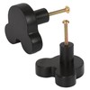 Waifairphy Wooden Mouse Cabinet Knobs with 2 Different Size Screws
