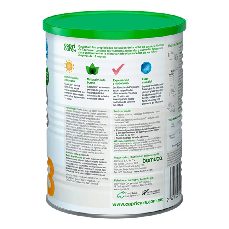 Capricare 3 Formula de Continuación C/400G