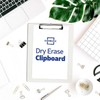 SCRIBBLEDO Dry Erase Clipboard Durable Double-Sided 9"x12" White Board Clipboard