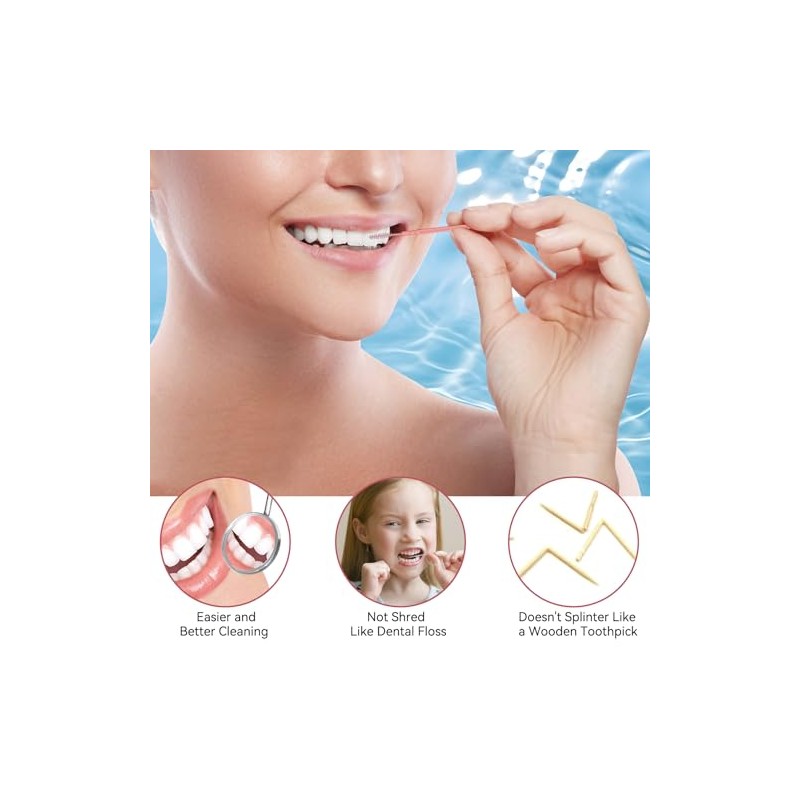 Palillos de dientes de 1100 piezas, palillo de dientes de