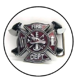 Unbranded 48 Fire Fighter!!!  ENVELOPE SEALS LABELS STICKERS 1.2" ROUND