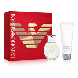 Emporio Armani DIAMONDS Gift Set 1.0 Oz Eau De Parfum EDP & 2.5oz Shower Gel