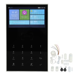 Home Security System DIY Alarm Burglar System Touch Screen SOS One Touch Alarm Window Door Sensor for Smart Home