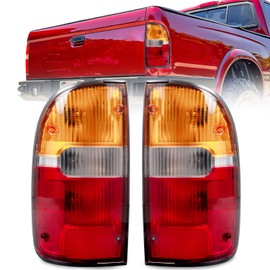 Tail Light Compatible with 1995-2000 Toyota Tacoma Rear Brake Lamp Left Driver and Right Passenger Side Taillight Replaces 8156004030 8155004030