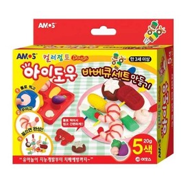 JQ Amos I-Clay Cooking Model Making Children's Creative Art Toy Play / 아모스 아이클레이 요리 모형 만들기 어린이 창의 미술 교구 놀이