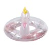 Inflatable Swimming Ring with Sequins Thickened PVC Kids Pool Float