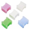 Hyclam 50Pcs Plastic Floss Bobbins, Embroidery Thread Bobbins, 1.37x1.49in Thread