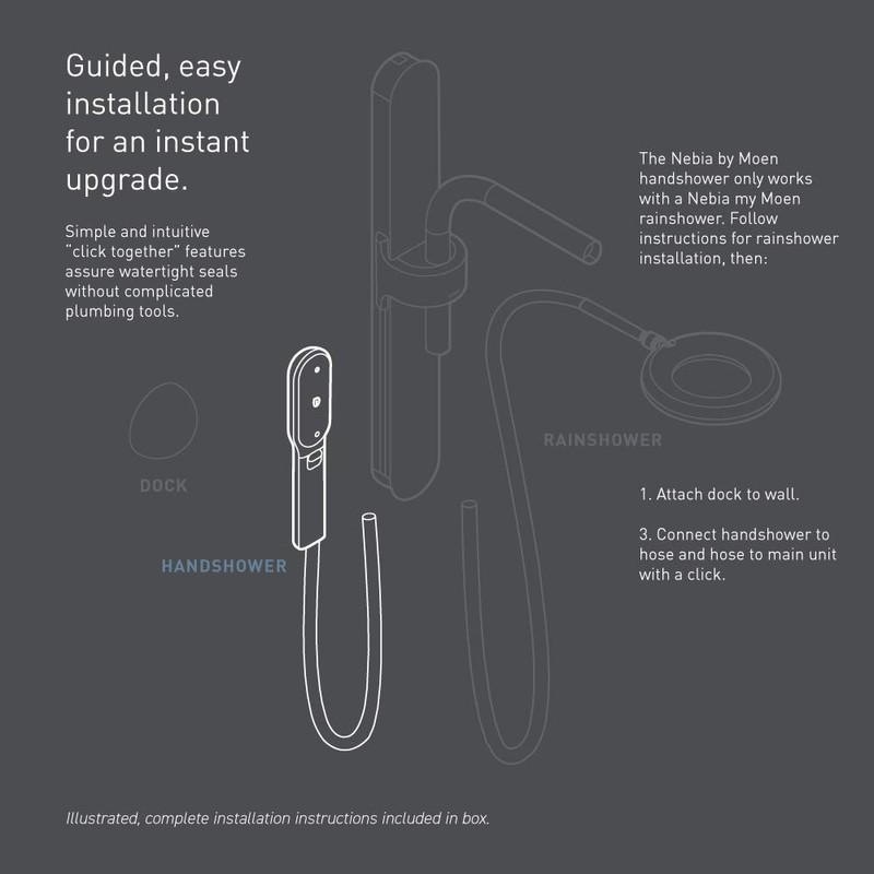 Moen N214H0CH Spa Handshower, Chrome/White