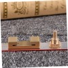 jojofuny Woodworking Line Block Set 2pcs Brass Measuring Tool Steel