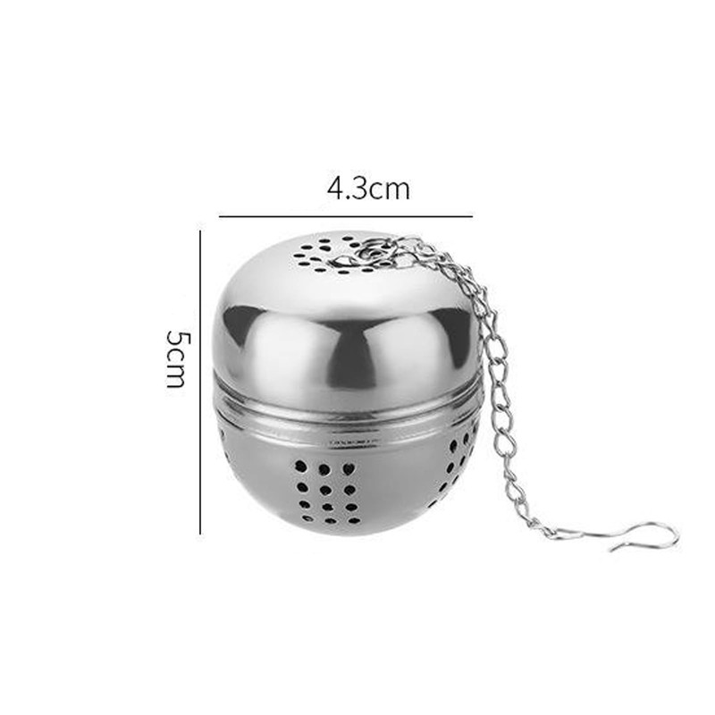SHULLIN 4pcs Ball Shape Tea Strainer Tea Infuser Ball Stainless