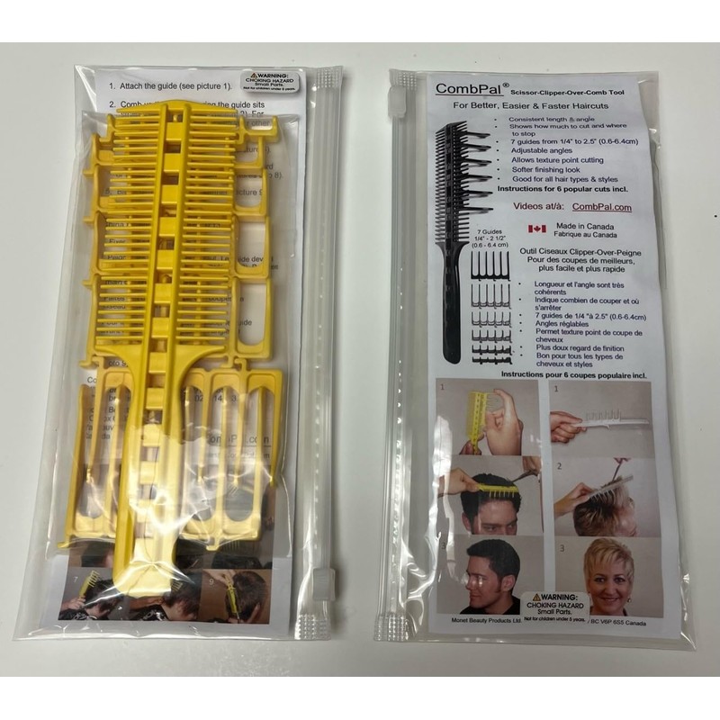 CombPal Scissor Clipper Over Comb Hair Cutting Tool - DIY