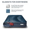 RIOYALO Wearable Puffy Travel Blanket - Camping Stadium Waterproof XL