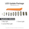 nsautolighting 12pcs White LED Interior Lights Bulb Kit for Ford
