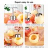 2PCS New Stainless Steel Vegetable Drill Fruit Corer Remover Veggie