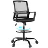 AFO Tall Drafting Chair with Adjustable Foot Ring Ergonomic Lumbar
