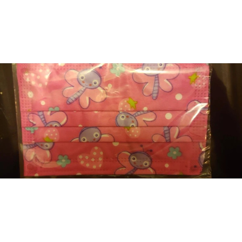 Qitao 10 Mascarillas Deshechable Tst Para Niñas Dibujos 3-12 Años