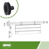 Amig - Black Nylon Roller Shutter Shaft Bearing Belt Pulley