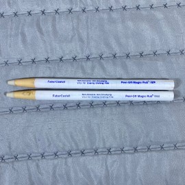 TWO Vtg Faber-Castell Peel-Off MagicRub Vinyl Eraser Drafting Film 1960 74201