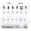 Grapa Kit Automotriz Remache Universal Surtido Estuche Clips 100 Pzs