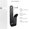4-Pack Snowboard Wall Mount Clips for Stylish Display