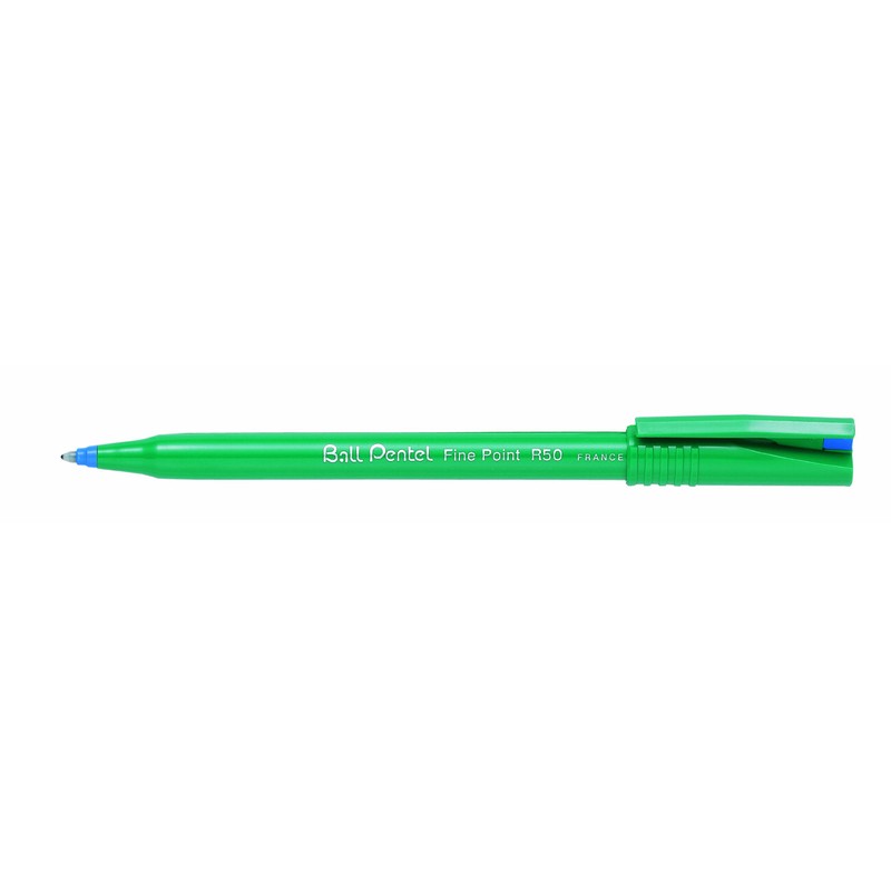Pentel R50 Rollerball Pen - Blue (Pack of 4)