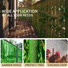 ANHAN Green Chicken Wire Mesh Fence Roll 15.7in x 16.4ft,Plastic