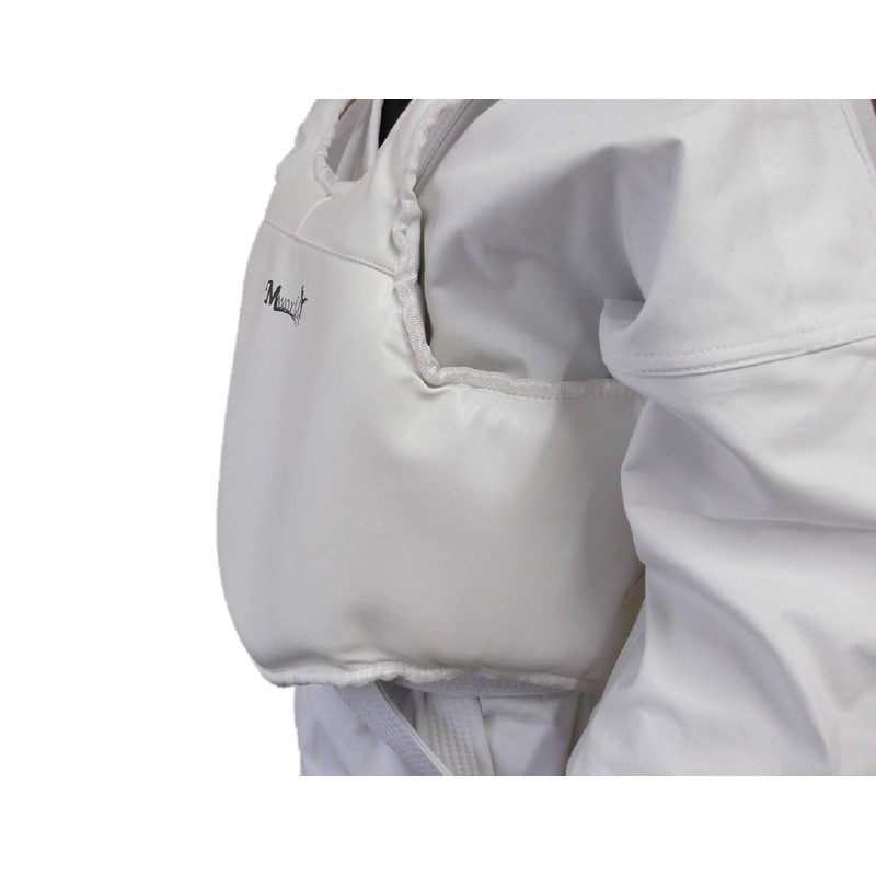 M-WORLD 軽量ボディープロテクター 白 各サイズ (M)