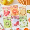 Teadokly 12PCS Funny Fruit Shaped Sticky Notes, Strawberry Sticky Notepad,