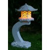 TIAAN 24”Height Japanese Style Lantern Solar Garden lamp Solar Pagoda