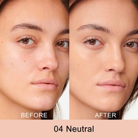 Kaely Color Correcting Concealer,Cream Pot Concealer Full Coverage,under Eye Concealer Palette for Conceals Dark Circles,Waterproof Foundation Face Makeup,04 Neutral