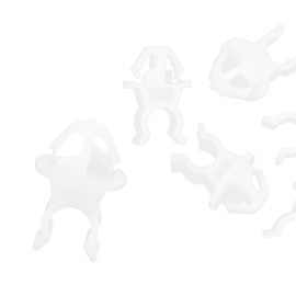 Motoforti 5pcs Car White Hood Prop Rod Support Rivet Clips for Honda Long-Lasting