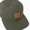 Dickies ROOMY WAXED FLAT BRIM W/LEATHER PATC
