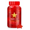 Soporte Cabello Hairtamin Gummy Stars 60 Gomitas Hecho Usa
