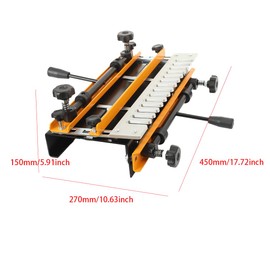 CDZHLTG 12 Inch Dovetail Jig, Dove Tailing Router Jigs with 1/2 Template, Precise Alignment Dove Tail Jig, Mortise and Tenon Jig Woodworking Tools for Furniture & Wood Cabinet Making