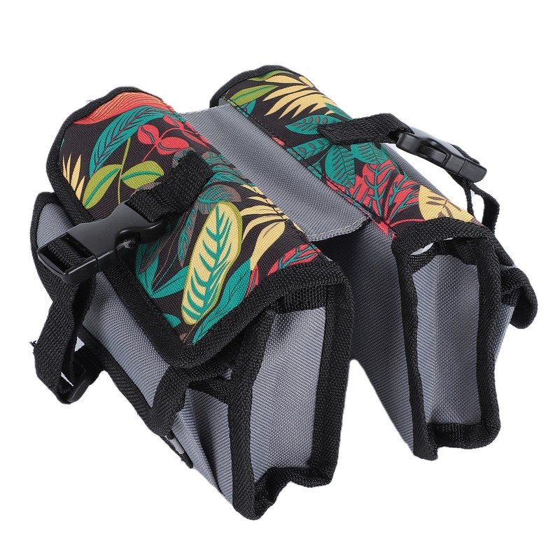 Bike Front Frame Bag Bicycle Twin Storage Top Tube Bag