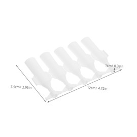 Baluue 5pcs Portable Skincare Vials Refillable Essence Liquid Bottles Tiny Cosmetic Tubes for Travel Office Outdoor Use Durable Material Efficient Oil Sample Containers